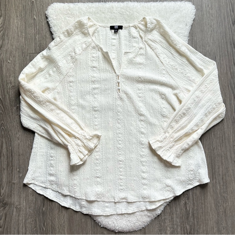 Frye Cream Women's Blouse
